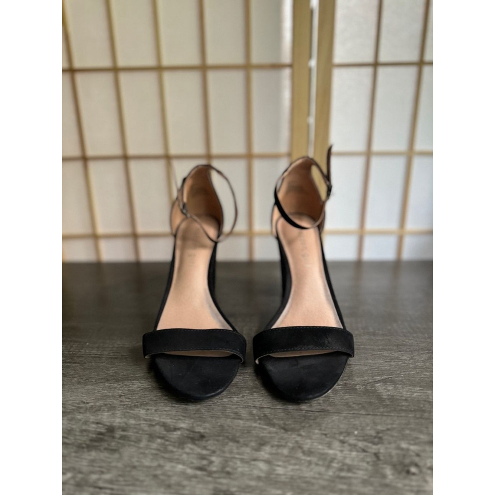 MADDEN GIRL womens black ankle strap block heels - Picture 7 of 7